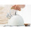 White Induction Cooker Kettle With Wooden Handle Kettle 2
