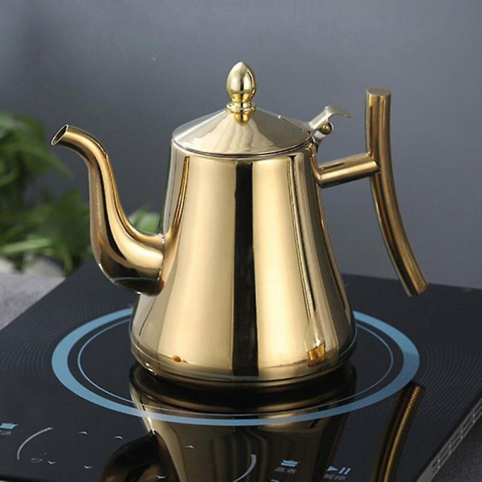 Thick Stainless Steel Teapot Tea Pot With Infuser Coffee Pot Induction Cooker Tea Kettle Water