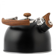 Whistling Tea Kettle Tea Pot Wood Anti Scald Handle Stainless Steel Hot Water Kettle Teapot