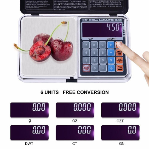 6 In 1 Multi Function Digital Scales Electronic 500g Weight Balance With Palm Calculator 1