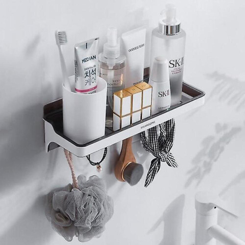 Storage Rack Multifunctional With Hook Shampoo Item Bathroom Accessories|storage Shelves Racks 1