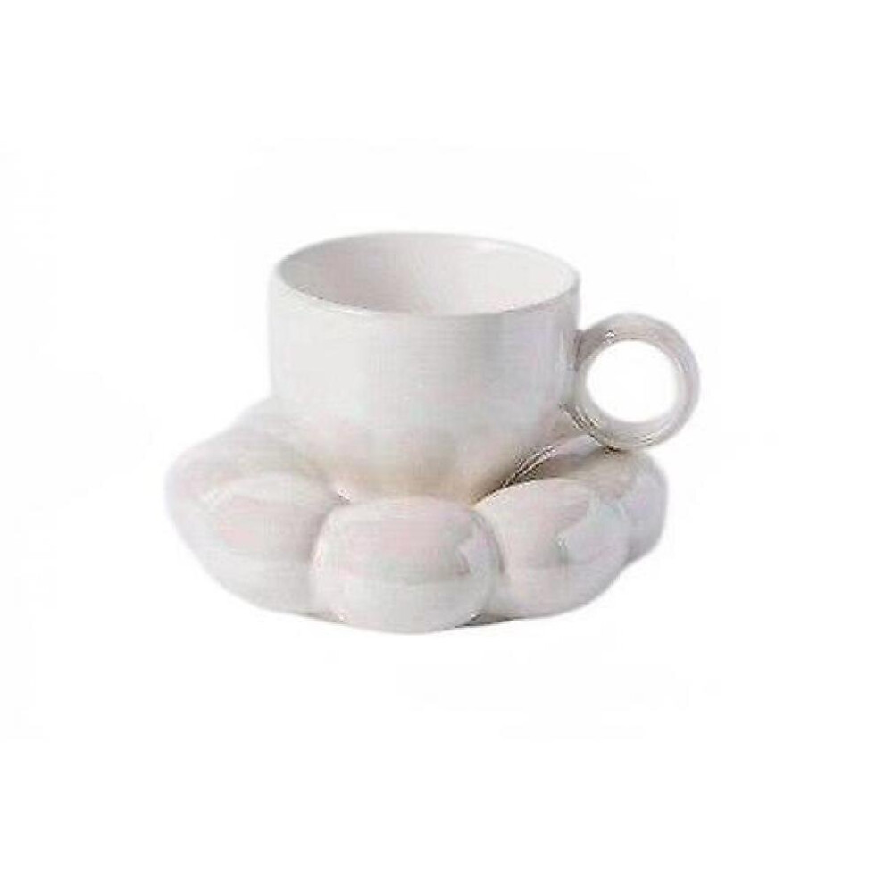 Ins Ceramic Sun Flower Coffee Cup Mugs Afternoon Tea Cup And Saucer Set Drinking Cup