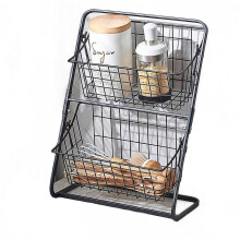 Storage Shelf Rack Kitchen Seasoning Organizer Fruits Holder Stainless Holders Racks