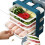 6 Layers Wall Mounted Dish Organizer Rack Kitchen Fruit Vegetable Holders Racks 1