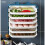 6 Layers Wall Mounted Dish Organizer Rack Kitchen Fruit Vegetable Holders Racks 2