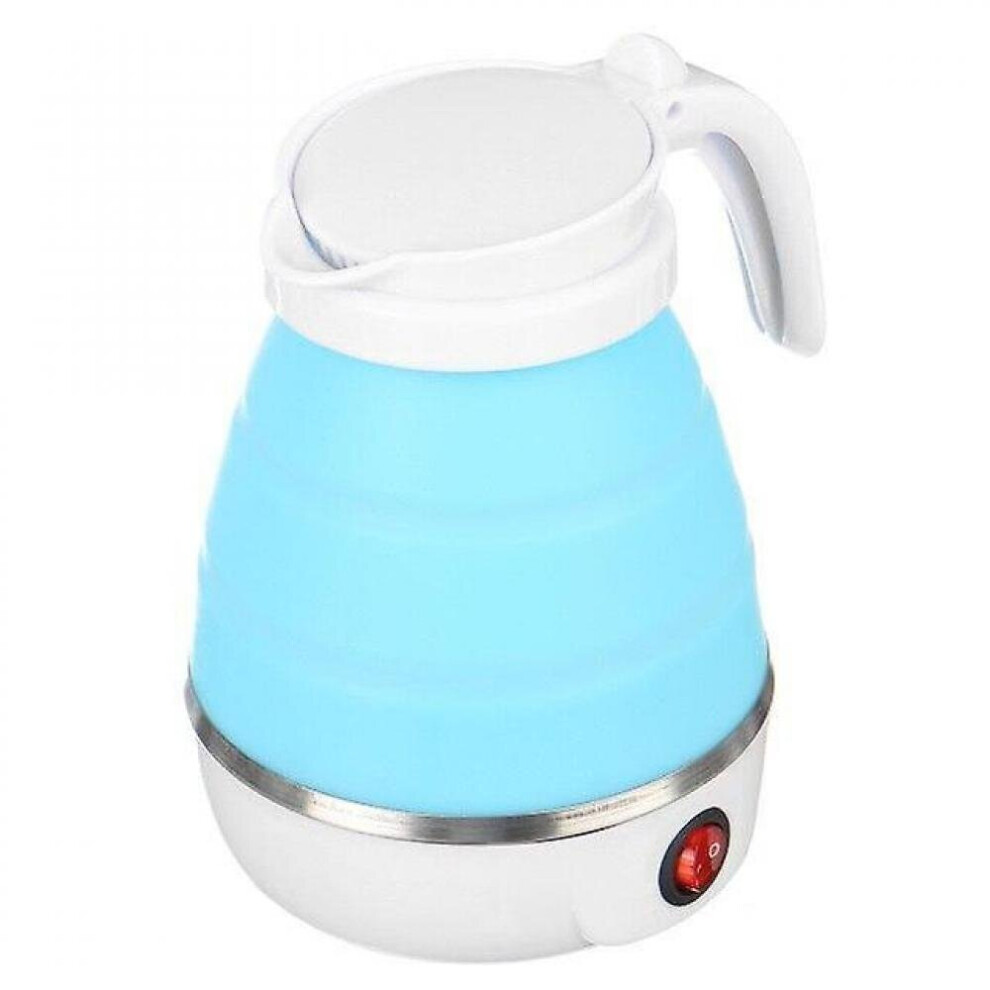 HKHBJS 600ml Portable Outdoor Foldable Electric Kettles Electric Kettle Collapsible Silicone Water Kettle