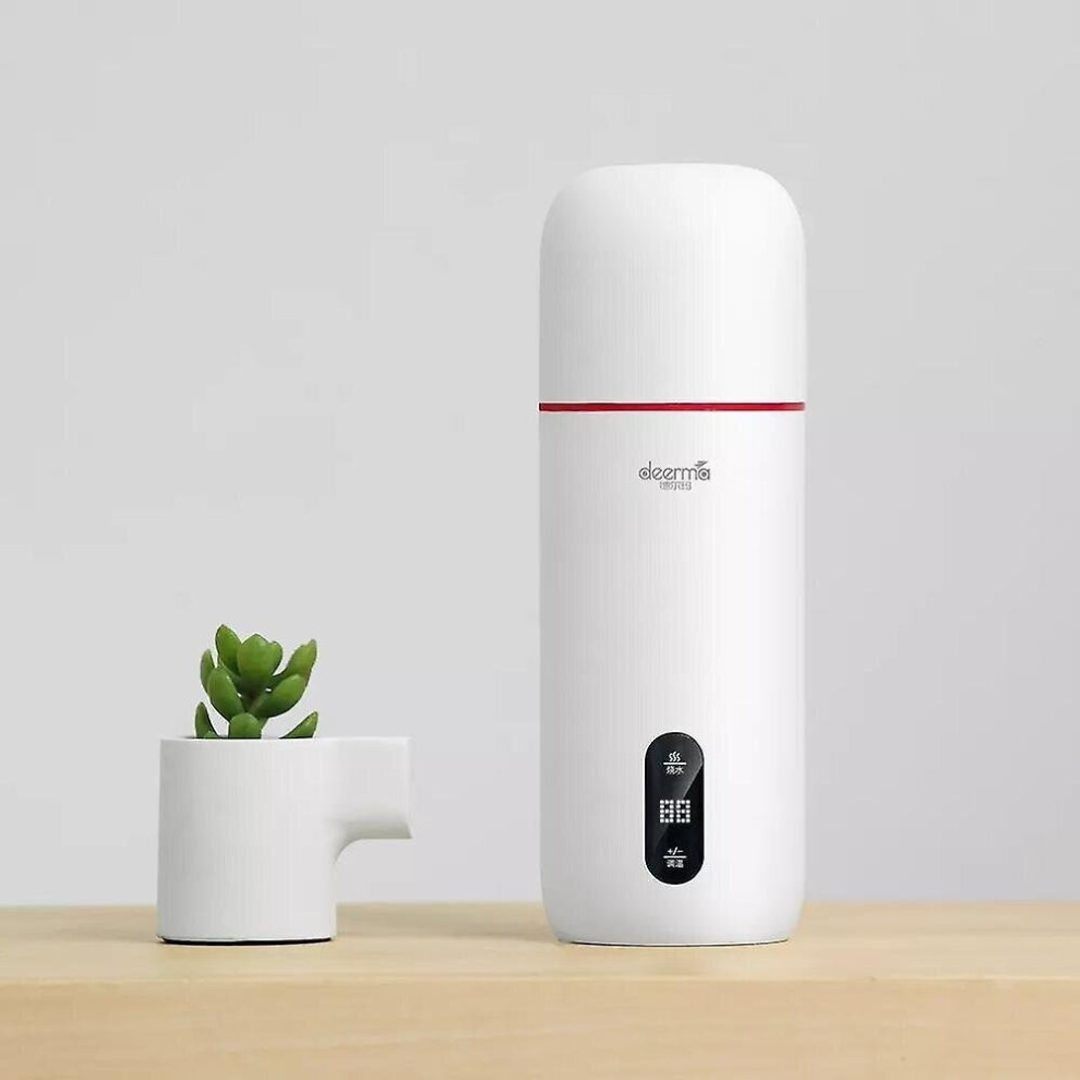 Hkhbjs Brown Portable Electric Kettle Thermal Cup Coffee Travel Water Water Cup|Electric Kettles 350Ml