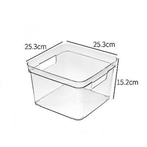 Clear Plastic Storage Bin With Handles,kitchen/cabinetorganizersstorage 1