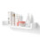 Bathroom Shelf Storage Organizer Rack White Plastic Without Drilling|storage Shelves Racks 4