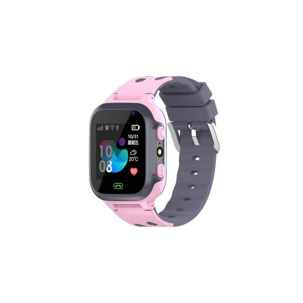 Photos - Wrist Watch HKHBJS Kids Watches Call Kids Smart Watch For Children Sos Waterproof Clock Girls|smart Watches (pink)