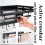 Aluminum Microwave Oven Rack Wall Mount Microwave Kitchen Desktop Organizer Holders Racks 4