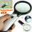 45X Lupe Handheld Leseglas Schmucklupe mit 3 LED-Lichtern 2