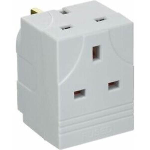 3 Way Plug Adapter 13A