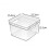 Clear Plastic Storage Bin With Handles Kitchen Organizersstorage,refrigerator|bags Baskets 2