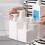 Clear Plastic Storage Bin With Handles Kitchen Organizersstorage,refrigerator|bags Baskets 4