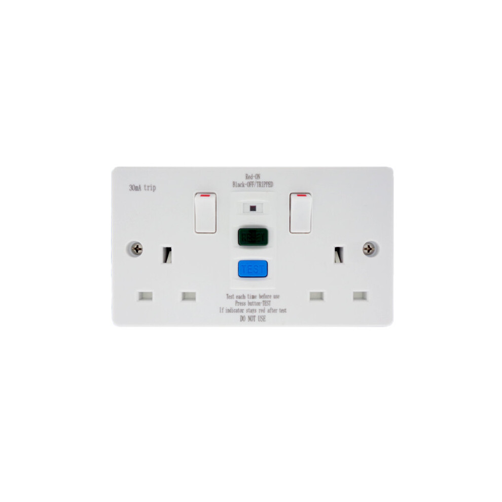 Selectric Wrcdssk2 Double Rcd Switch Socket (Latching - Passive) 30Ma 5027825515439