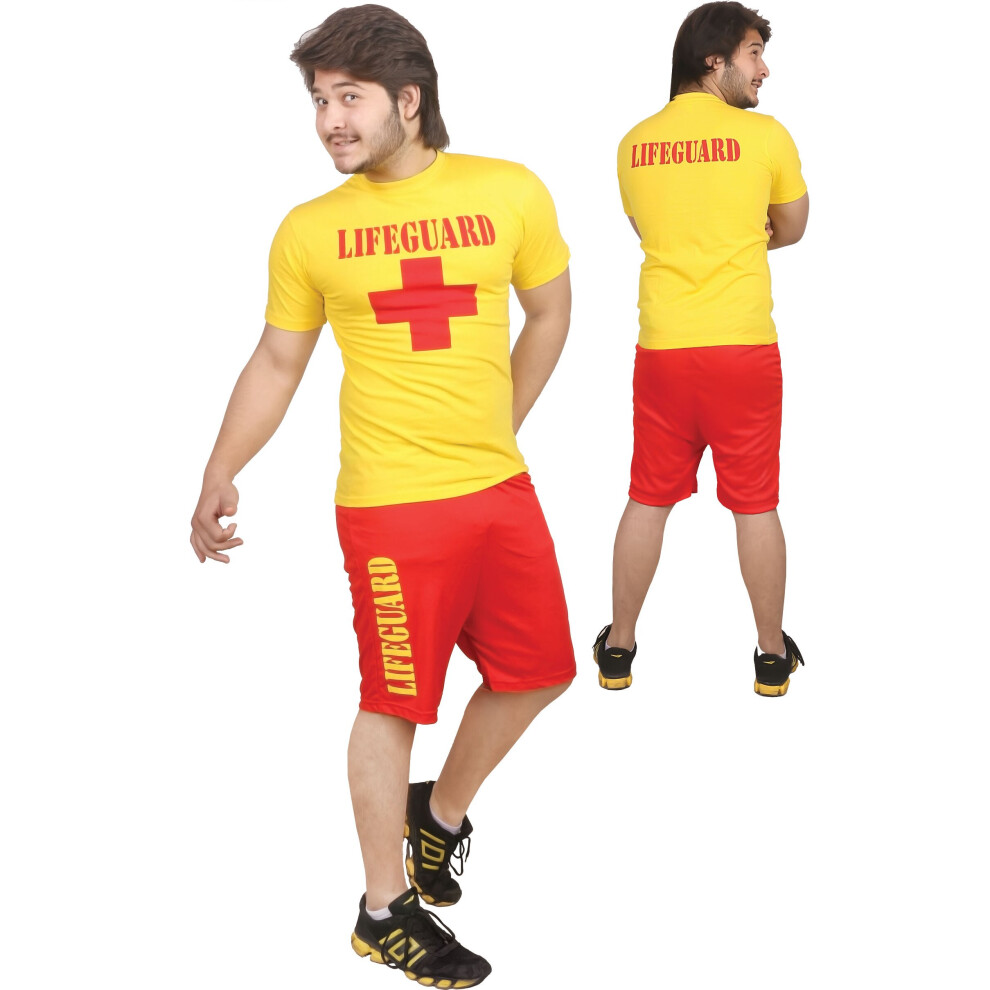 (2XL) Male Lifeguard Costume