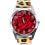Leopard Print Leather Round Watch for Flowers Fans e1 1