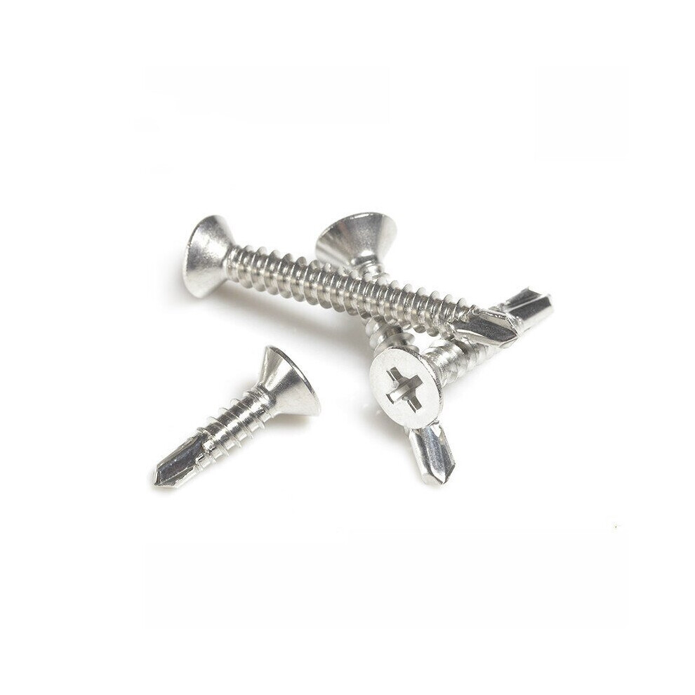 5PCS 410 Stainless Steel Cross Countersunk Head Self-Drilling Screws M-image-OPC-P9YWCMD-NEW