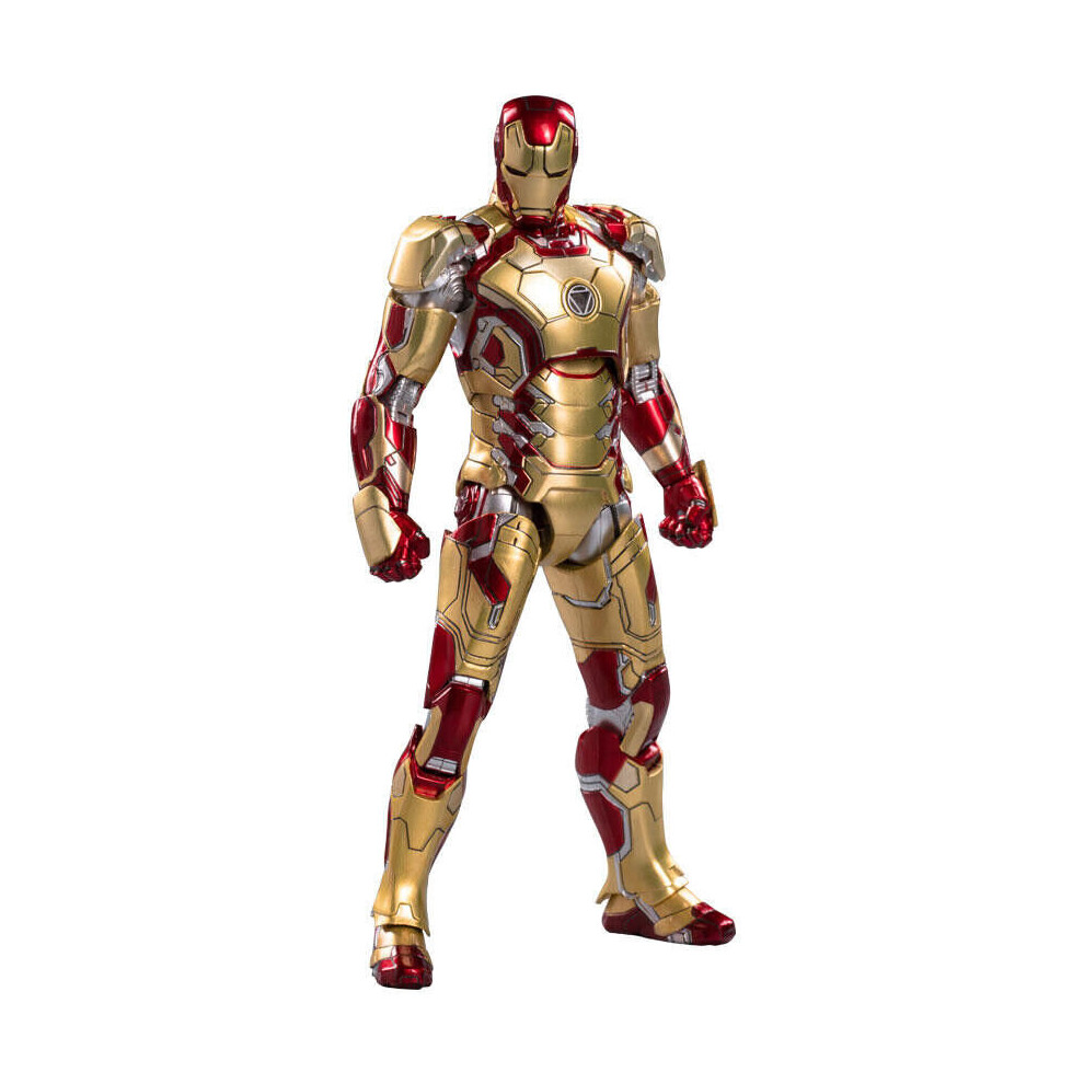 Marvel Iron Man 3 Studios 10Th Anniversary Series Mark 42 Action Fig