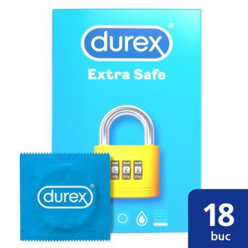 Durex Extra Safe Condoms, 18 pieces, Durex