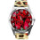 Leopard Print Leather Round Watch for Flowers Fans e2 1