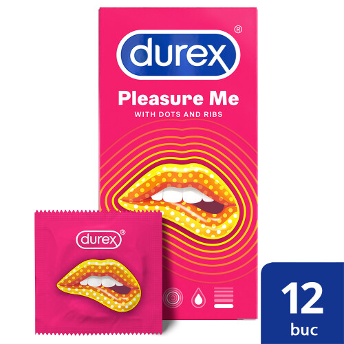 Durex Condoms Pleasure Me, 12 pieces, Durex