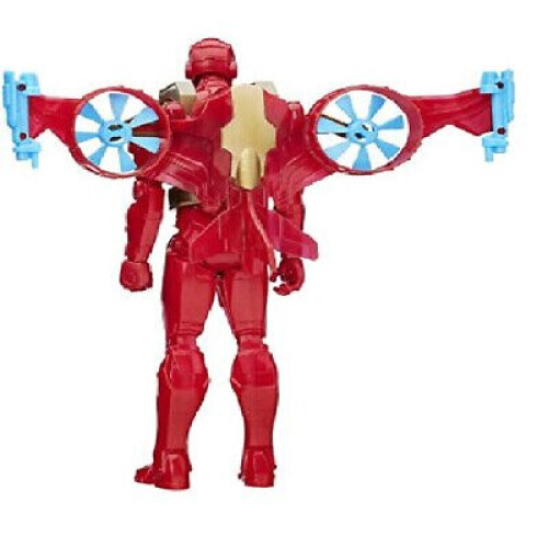 Hasbro Marvel Avengers Titan Hero Series Iron Man with Hover Pack Action Fig 2