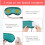 USB Heated Eye Mask for Blepharitis Warm Eye Compress Electric Massage 2