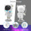 Astronaut Galaxy Star Sky Projector Starry Night Light Projection Lamp 5