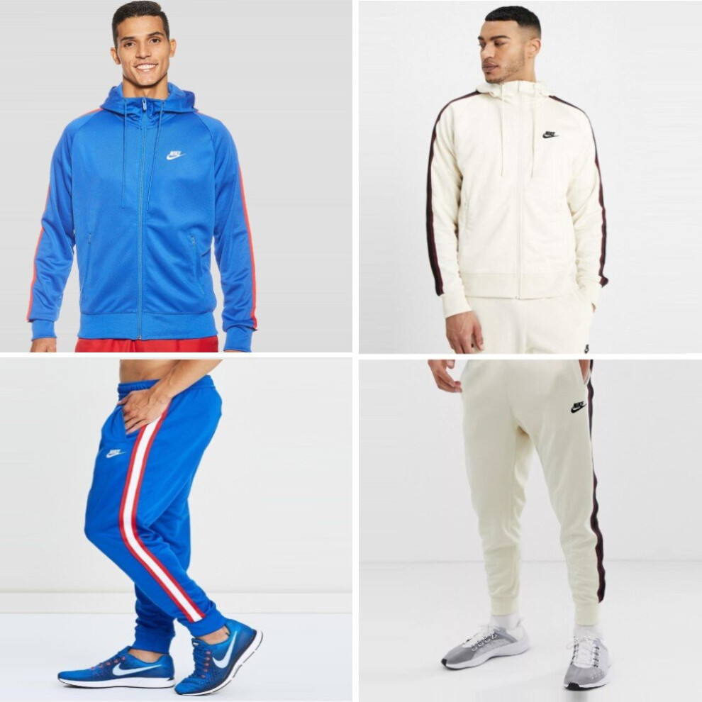 Nike Mens Tribute Poly Hooded Sports Tracksuit