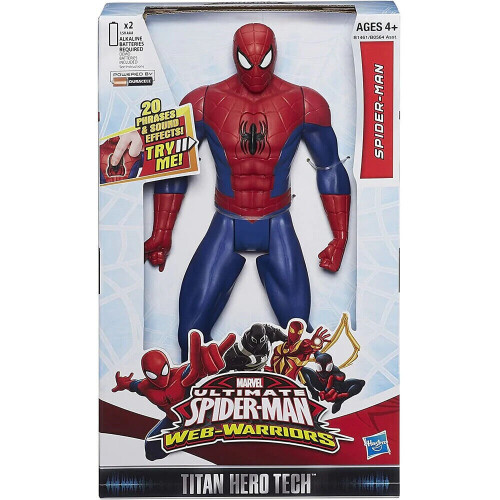 Hasbro Marvel Spider-Man Web Warriors Titan Hero Tech Elektronische 30 cm Figuur
