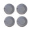 Set of 4 Reactive Glaze Stoneware Side Plates Blue Green Grey Dinnerware Set 1