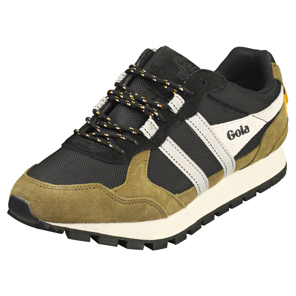 Gola Altitude Mens Casual Trainers in Black Khaki - 8 UK