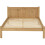 Maya 4FT 6inch Double Distressed Waxed Pine Bed Frame Only 6
