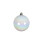 48 White Iridescent Christmas Baubles Shatterproof Tree Decoration 6cm 3