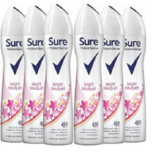 Sure Motionsense Bright Bouquet 48H Anti-Perspirant Deodorant For Women 6x250ml