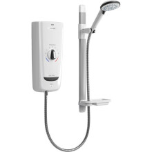 Mira Advance Thermostatic Electric Shower 8.7kW White & Chrome 1.1785.001