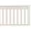 Monaco 4FT 6inch Double High Foot End White Bed Frame Only - Pine Slats 7