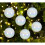 48 White Iridescent Christmas Baubles Shatterproof Tree Decoration 6cm 5