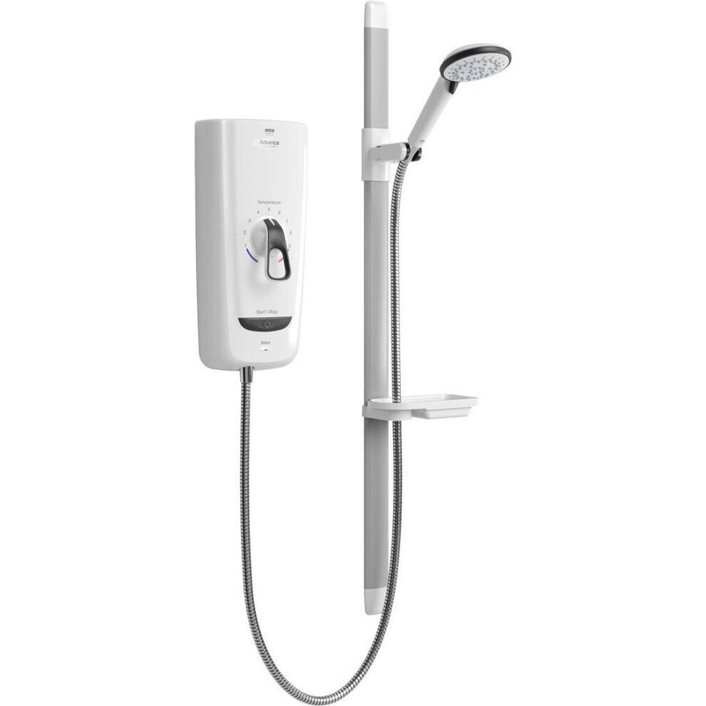 Mira Advance Flex Extra Thermostatic Shower Electric Assistive 8.7kW White