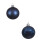 48 Midnight Blue Christmas Baubles Shatterproof Tree Decorations 6cm 2