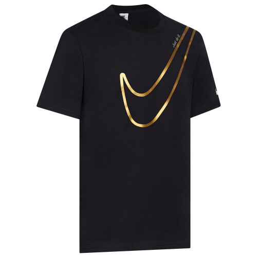 Black and shops gold nike tee