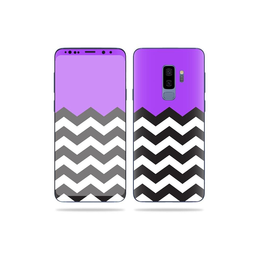 MightySkins SAGS9PL-Purple Chevron Skin for Samsung Galaxy S9 Plus - Purple Chevron-image-OPC-P9YZC5Q-NEW