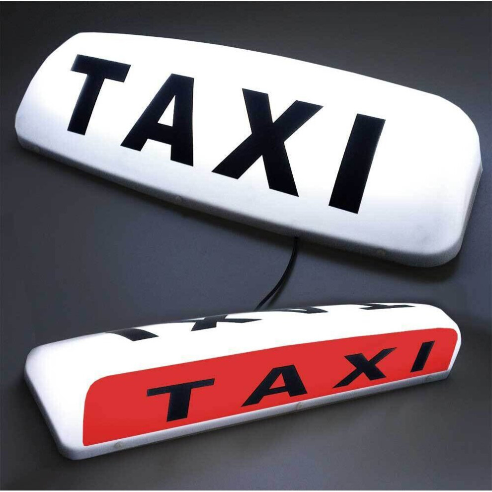 23" Led Magnetic Taxi Roof Sign - Meter Topsign Cab Light/White 750869939156