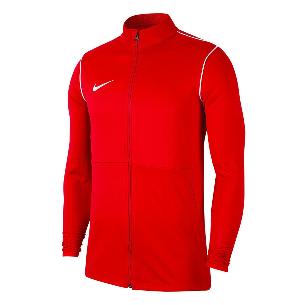 (L) Nike Training Jacket Men's Full Zip Red Park 20