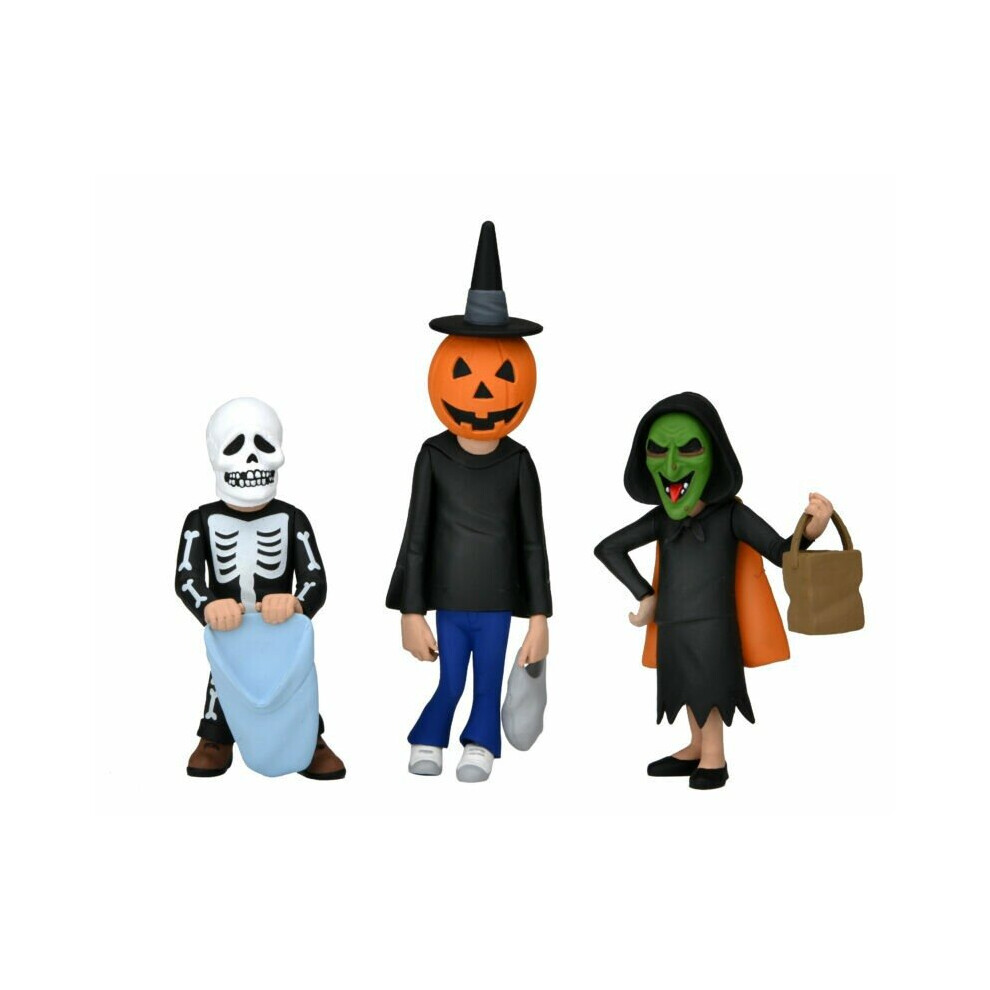 Halloween 3 - 6 inch Scale Action Figures ? Toony Terrors ?Trick or Treaters? 3-pack