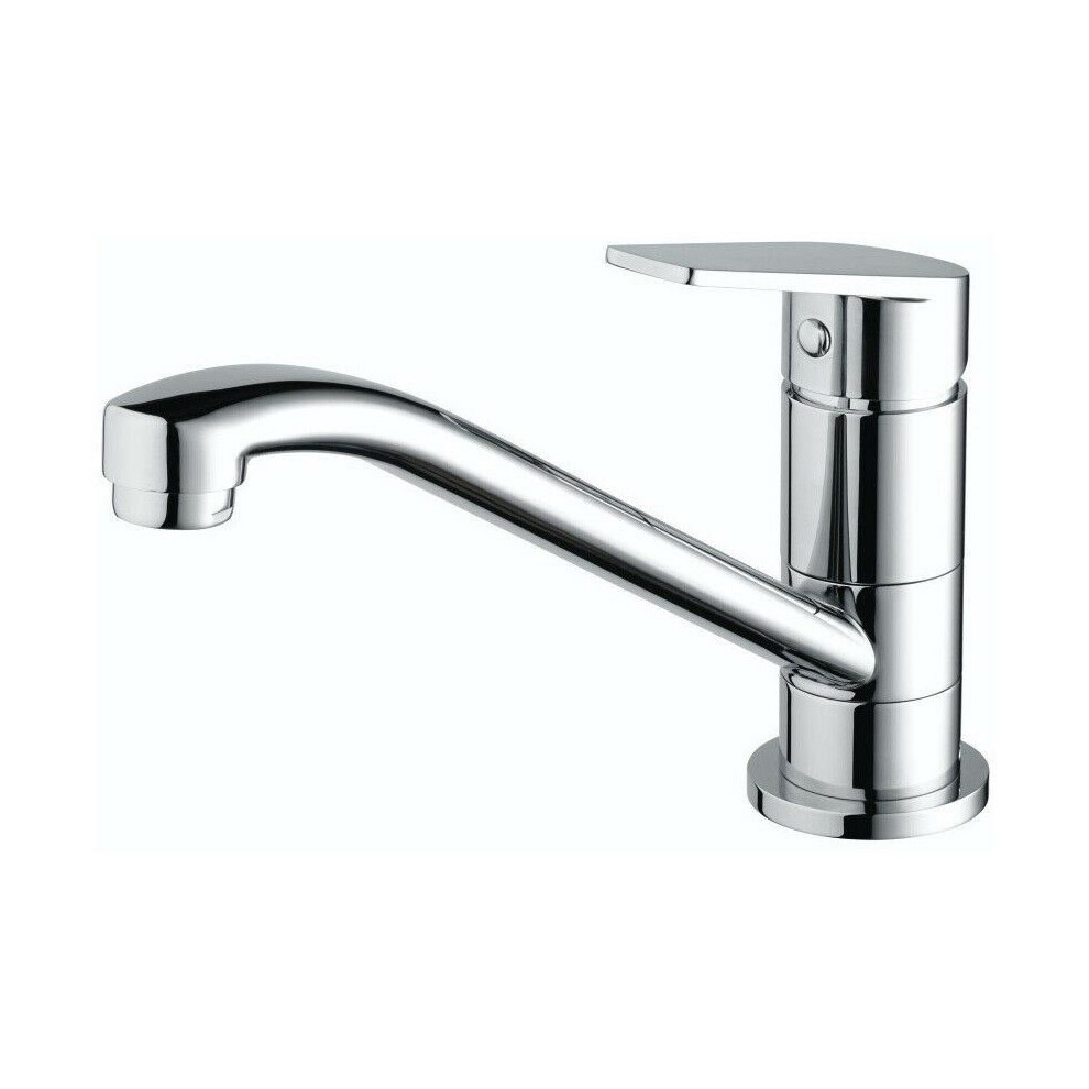 Bristan Cinnamon Kitchen Sink Mixer Tap Easyfit Modern Round Single Lever Chrome