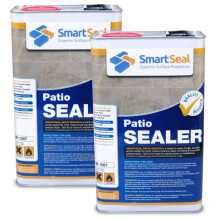 (2 x 5 Litres) Smartseal Patio Sealer - Protect Concrete Precast Slabs against Black Spot, Stain Resistant, Matt Finish, Concrete Sealer