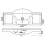 Bathroom WC Basin 1200mm Compact Sink Single Tap Hole White BASIN ONLY 2